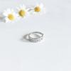 Silver Ring with Cubic Zirkonia, Product Weight 2.18 G (2144595)