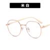 Anti-blue light plain glasses frame women can be equipped with degree large frame thin ultra-light glasses frame Internet celebrity flat glasses