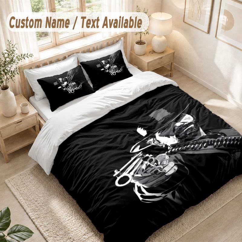 Red Dead Redemption Bedding Set, 1 Duvet Cover & 2 Pillowcases Soft Comfortable Bedroom Home Textile Decor