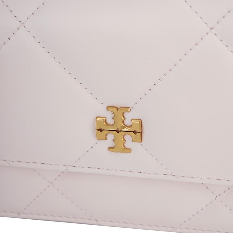 Tory Burch Kira Diamond Quilted Chain Shoulder Bag Magnetic Closure Napa Leather Mini Crossbody Handbag Women handbags Rose-Pink 158326-651