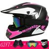 Full Face Mountain Bike Helmet With Goggles Gloves Mask Downhill MTB Trail Riding
