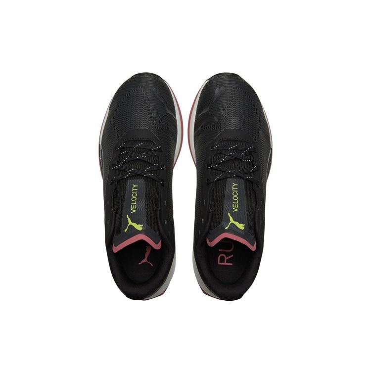 (WMNS) PUMA Velocity Nitro 'Black White Pink' Women's 195296-01