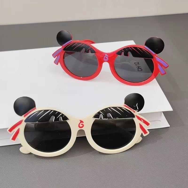 Children'S Nezha Cos Glasses, Silicone Sunglasses, Sunglasses, Baby Magic Child, Haunting Cartoon, Uv Protection, Boys And Girls