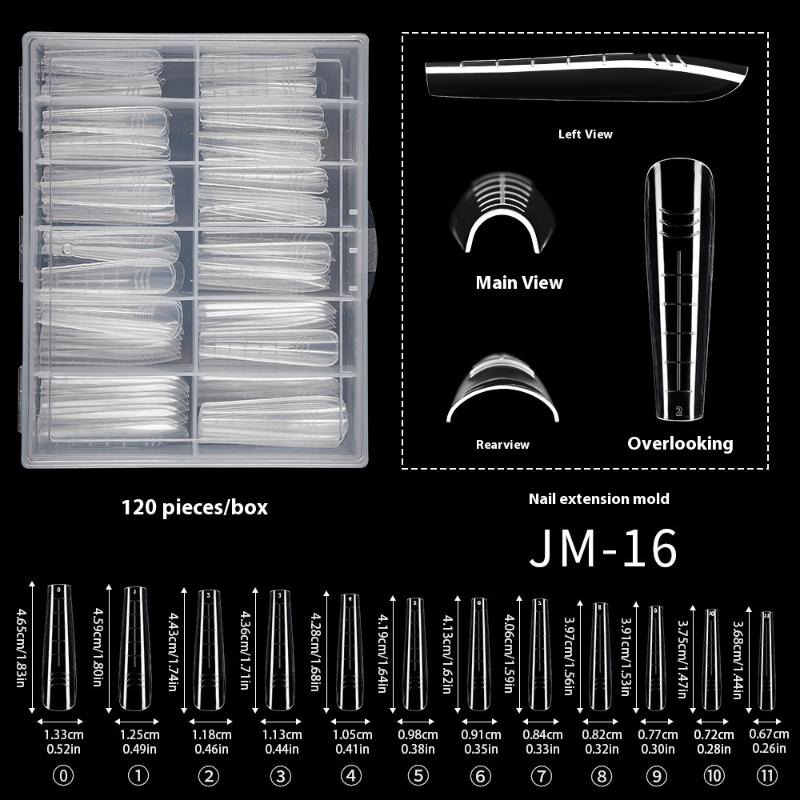 

100/120 шт./коробка Полное покрытие Скульптурные типсы для ногтей Накладные ногти для наращивания Быстросоздающая форма Ложные типсы для инструмента для маникюра