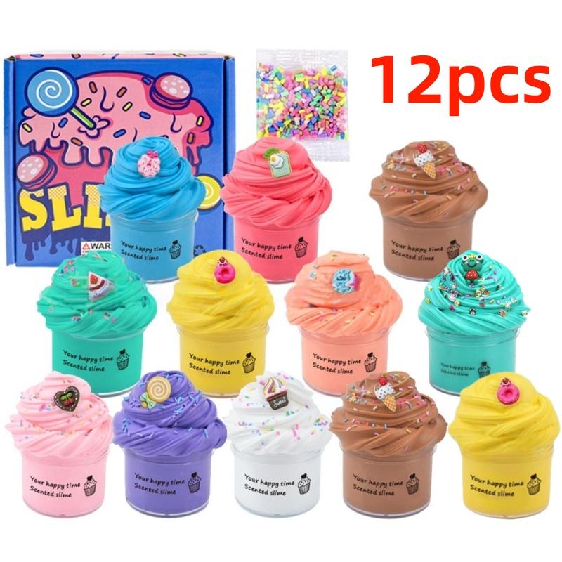 Ice cream toy, butter slime set, super soft and non-sticky, stress relief toy, party favor, 70ml