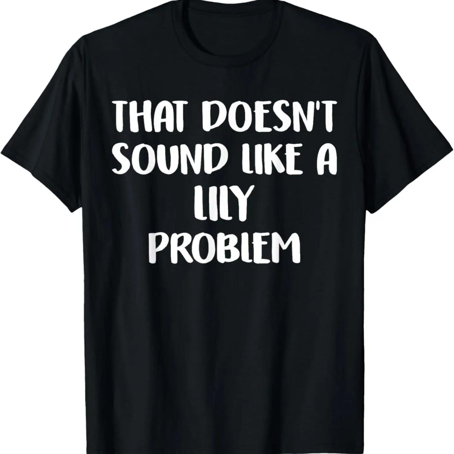 LILY Персонализированная Милая Футболка для Девочек-Цветочниц с Именем LILY S