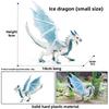Simulation Mythical Animal Cow Monster Ice Dragon Fiery Eagle Ornament Model