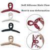 2025 Nouvelle Pince à Cheveux en Silicone Pince Crabe Barrette Pinces à Cheveux Queue de Cheval Filles Pince de Bain Mode Accessoires pour Cheveux Couvre-chef