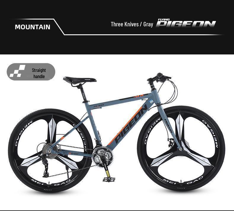 700C Road Bike with Spoke Wheel: Unisex Mountain Bicycle with Variable Speed