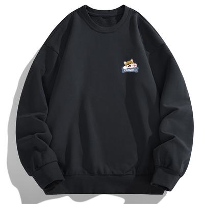 Herbst und Frühling Langarm T-Shirt Herren Pullover Basisshirt Herren Rundhals Pullover Pullover Herren