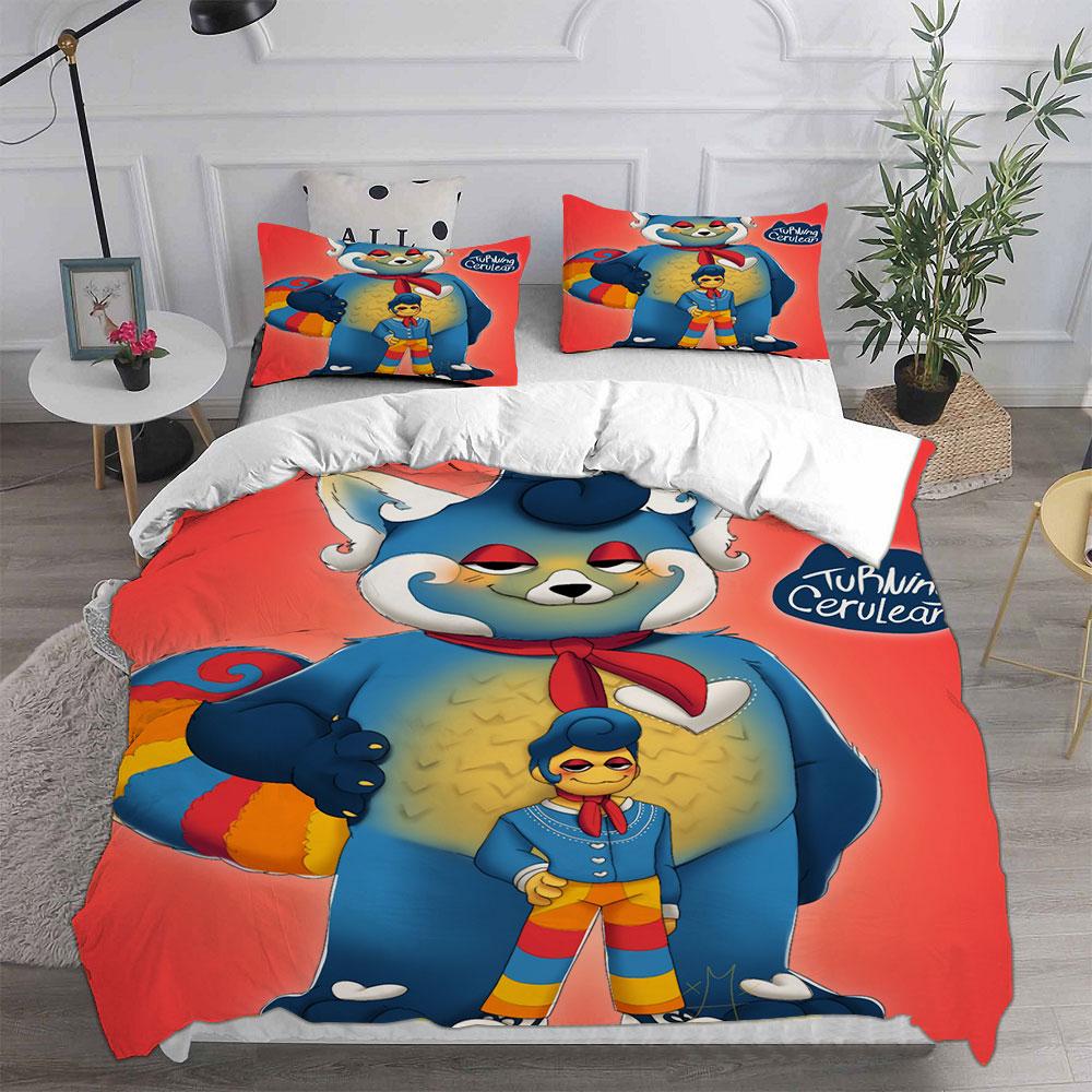 Game Welcome Home Anime Printed Bedding Sets Comforter Quilt Bed Cover Duvet Cover Pillow Case 2-3 Pieces Sets Kids Adult Size