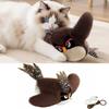 Hangable Flapping Bird Sparrow Cat Toy USB Charging Pet Simulation Bird Toy  Kitten Entertainment