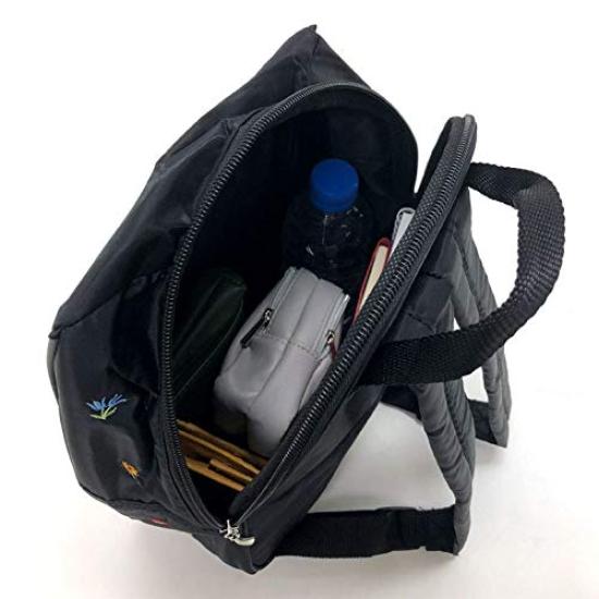 Ferliden (Serie Ricamo Fiori Piccoli) Zaino [Zaino da donna, Marsupio, Borsa da giorno, Leggero] 4796