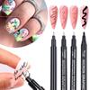 1/15pc Nail Art Paintbrush With Ultra-fine Drawing Lines Edges Quick Drying Waterproof Acrylic Marker Pen Graffiti Pen Nail Salo