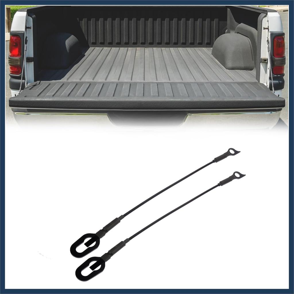 Pair Rear Tailgate Cables Lift Gate Support Straps Pickup for Dodge for Ram 1500 2500 3500 1994-2002 55345124AB 55345125AB Stylish Design