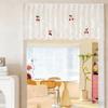 Lace Half Curtain Door Window Home Decor Self-Adhesive Dust-Proof Furniture Dust-Proof Cover Curtain Door Curtains