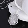 Chain Long Sweater Rose Shaped Necklace Jewelry Ladies Accessories Pendant Gift