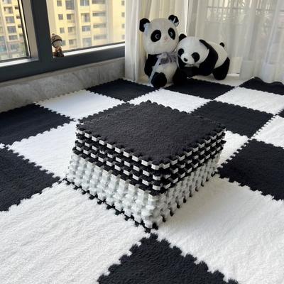 Soft Plush Children's Mat Baby Play Mat Baby Toys Eva Foam Puzzle Carpet In Children's Room Keep Warm Playmat Floor Mats 30*1CM