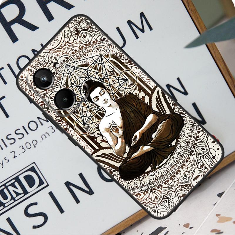 Mandala Buddha Für Realme 12 11 10 9 Pro Plus GT5 GT Neo 6 C55 C53 C51 C35 C33 C30 C25s C21Y C31 C67 Hülle