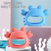 Cartoon Crab Baby Teether Toy Silicone Baby Pacifier New Infant Grinding Gum  for Newborn Infant