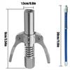 High Pressure Self-locking Flat Nozzle Single/double Handle Grease Gun Coupler Manufacturer Wholesale Universal Oil Nozzle Parts