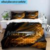 3PCS Mc-laren Printed 3PCS Bedding Set, Includes A Duvet Cover and Two Pillowcases for Bedroom, Suitable for All Seasons Fan Gifts