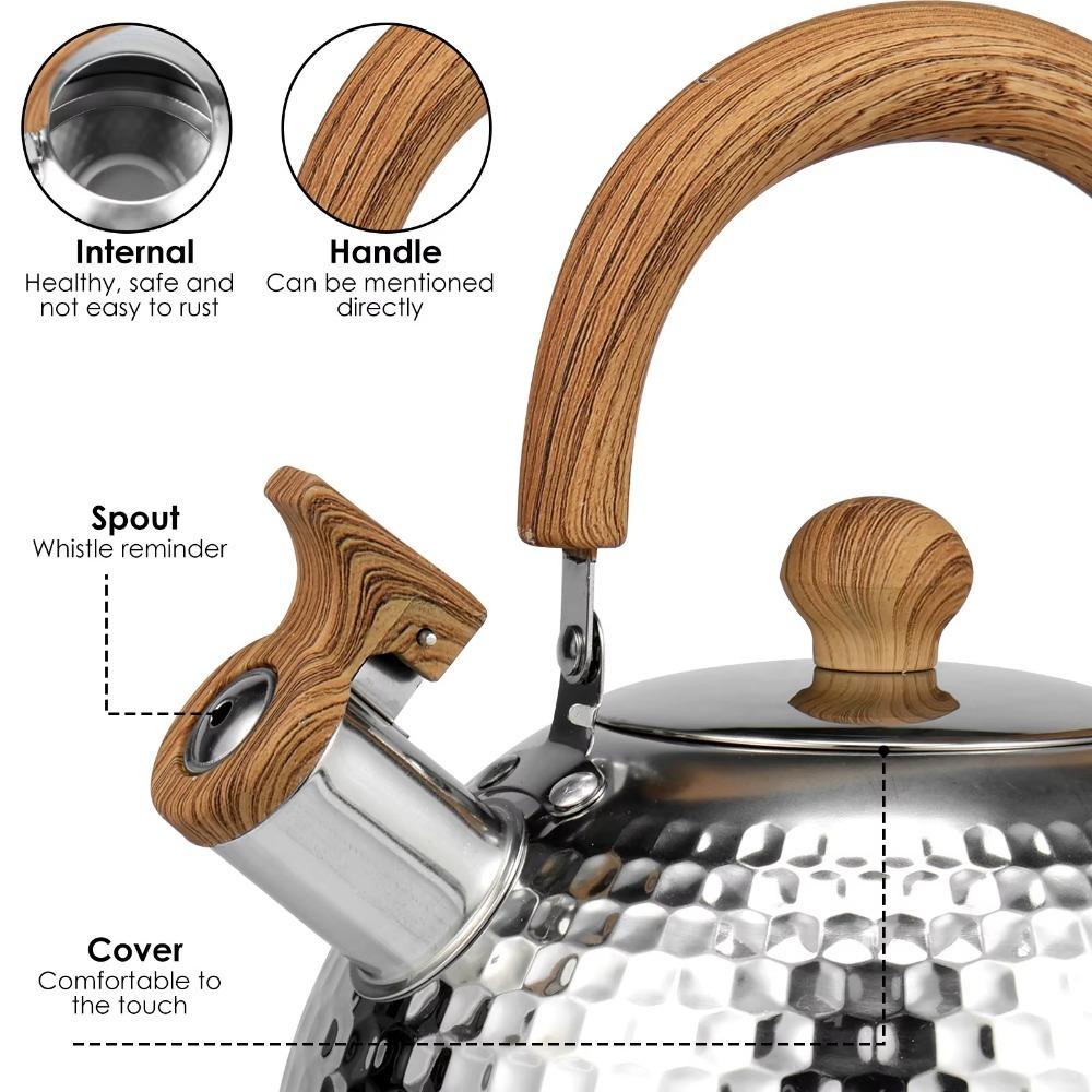 With Anti-scald Handle Stove Gas Water Kettle Teapot for Trips  Gas Induction Cooker