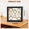 DIY Mini Museum Silhouette Box Wood Memory Display for Wedding Birthday Gift