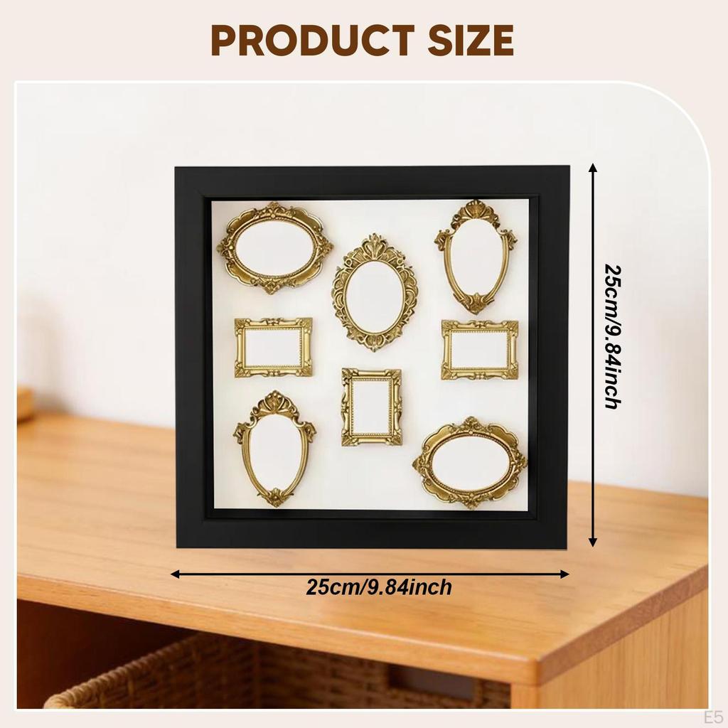 DIY Mini Museum Silhouette Box Wood Memory Display for Wedding Birthday Gift