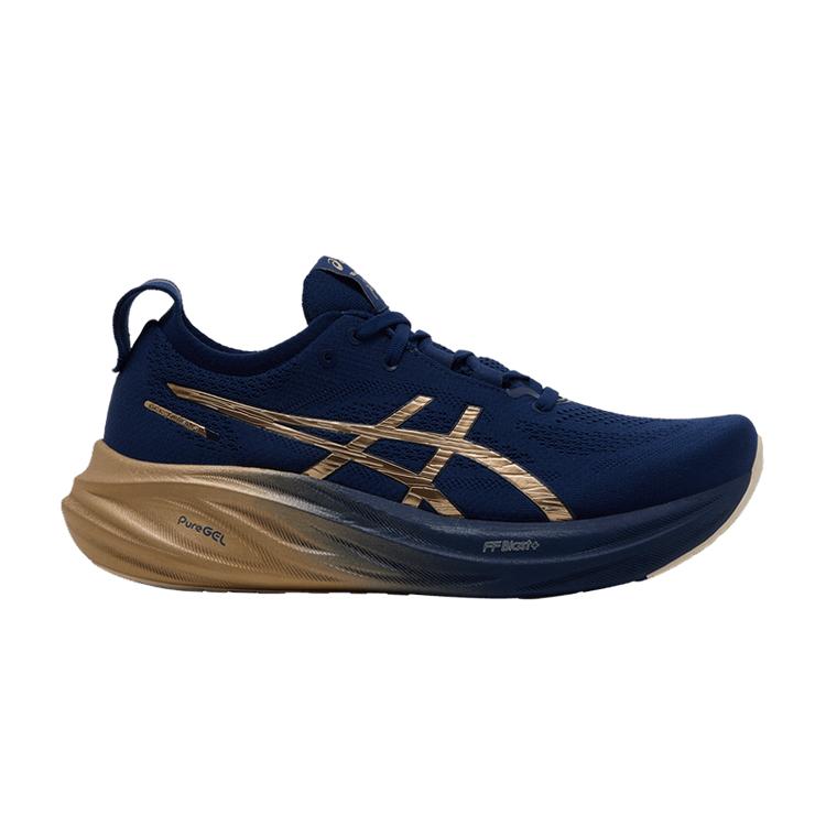 ASICS Gel-Nimbus 26 Platinum Синий Экспанс Шампань 40.5