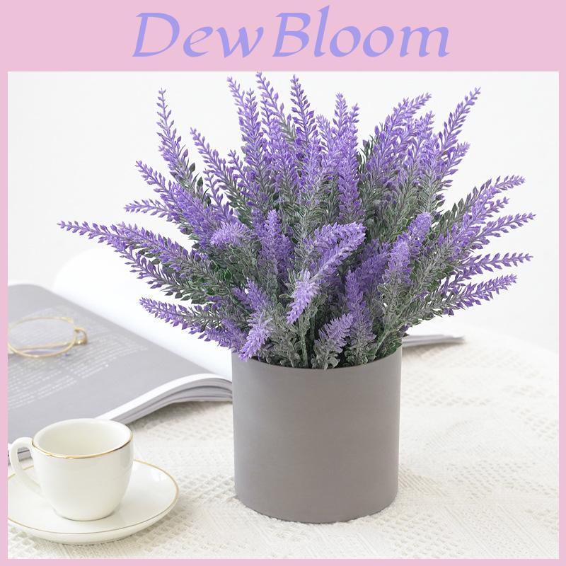 Pianta Artificiale Lavanda Decorativa Con Vaso Per Casa Ufficio Arrangement Romantico Da Tavolo