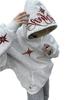 Unisex American Trendy Brand Thick Embroidered Hoodie for Autumn/Winter