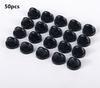25/50/100Pcs PVC Rubber Pin Backs Butterfly Clutch Tie Tack Lapel Holder Clasp Pin Cap Keepers for Uniform Badges Replacements
