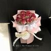Natural Mini Rose Dried Flower Bouquet Car Air Outlet Pendant Aromatherapy Decoration Birthday Gift