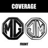 3D Car Front Hood Badge Front Grille Sticker Trunk Decoration Sticker For MG ZS GS MG3 MG5 MG6 MG7 EHS EZS TF GT Hector HS ES5 UU333