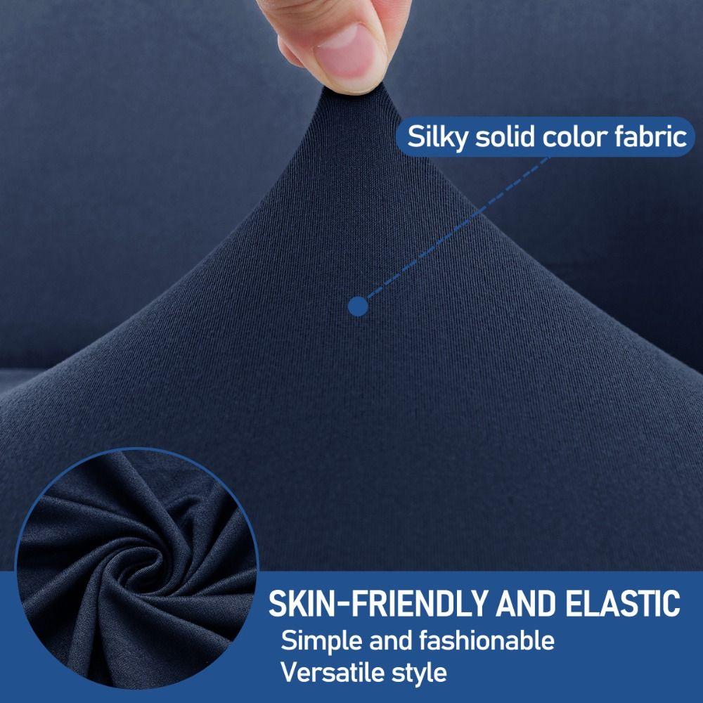 Solid Color Low Back Chair Cover  for Hotel Restaurant Bar Counter Kitchen