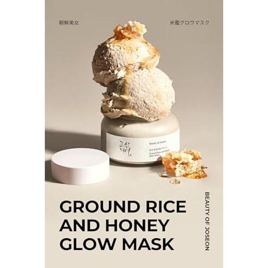 BOJ Ground Rice Honey Glow Mask Beauty Joseon 150ml ricepropolisskincarepacksake lees