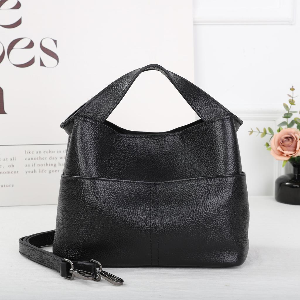 Top-Grain Leather Work Tote 2026 - Women's Shoulder Cvertible Purse,crossbody Spacious Laptop Bag for Commut