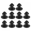 10pcs Plastic Screw 9.2mm ABS Plastic Automotives Clips Black