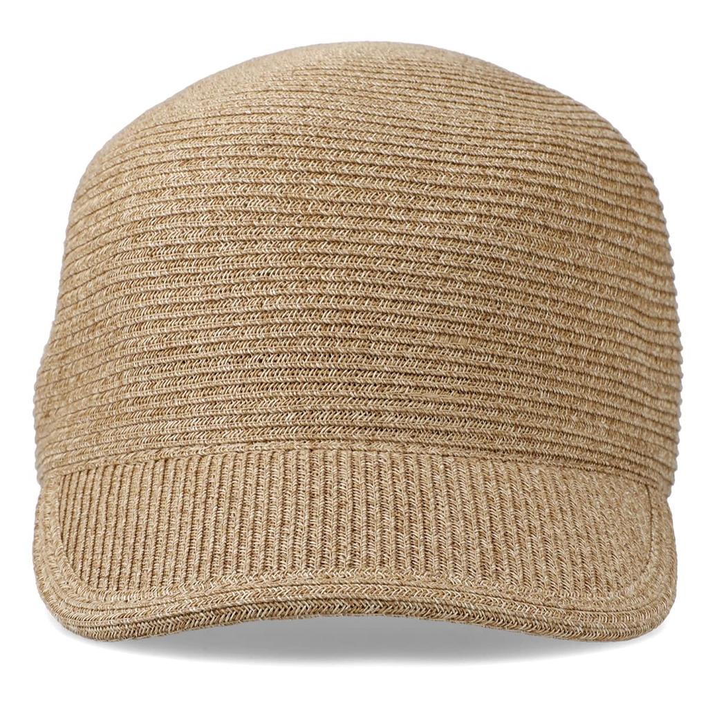 Basic Enchi Paper Braid Straw and Beige Cap, Hat, Men's Women's,