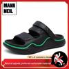 Men's 2024 Non-Slip Dual-Use Summer Sandals: Perfect for Beach, Water, and Driving.