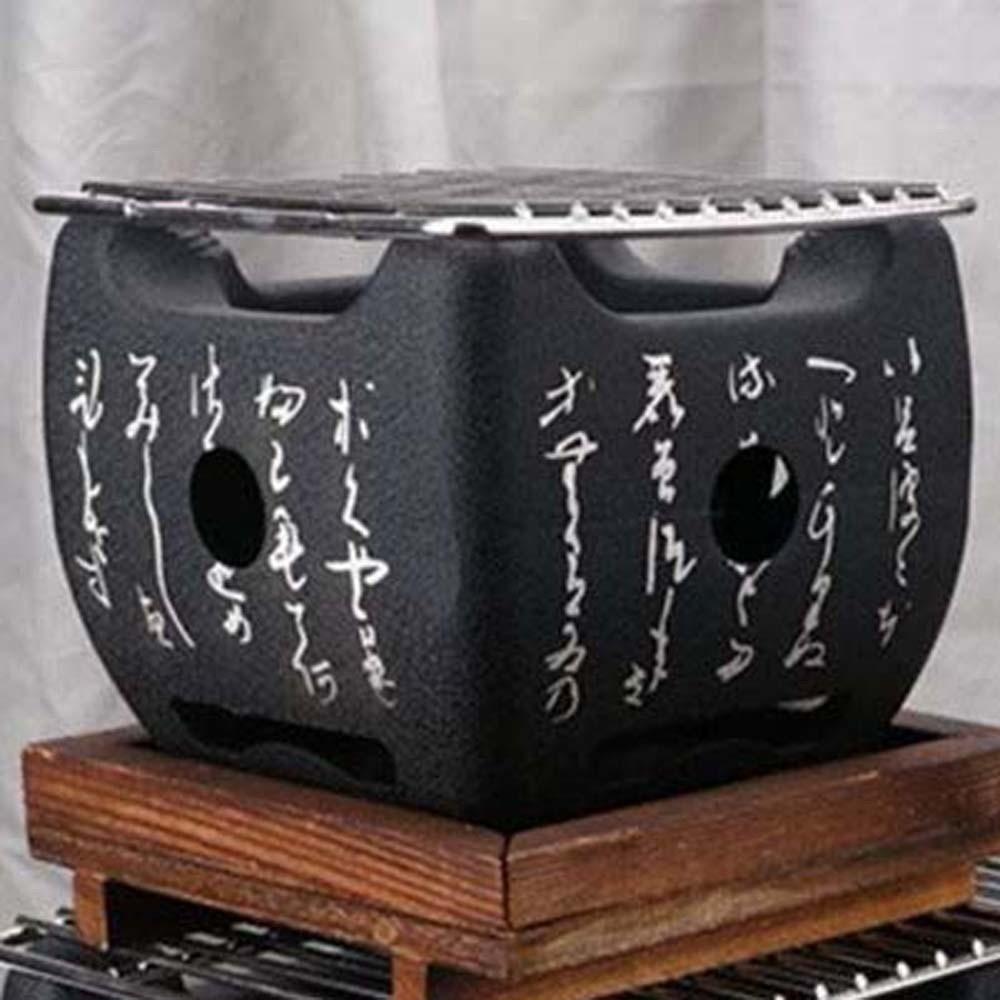 Aluminium Zinc Zinc Alloy Charcoal Stove Japanese Style Barbecue Grill Portable Charcoal Grill Household