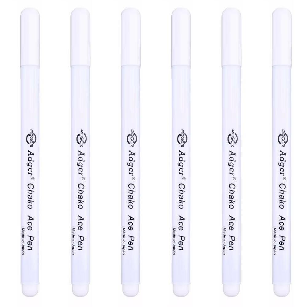 6/12pcs Air-Fading Pen Clothing Fabric Cutting Water-Soluble Water-Soluble Cross-Stitch Patchwork DIY Automatic Disappearing Pen