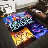 K-Pop Demon Hunters Themed Carpet with Vibrant Colors and Stylish Characters Suitable for Use As an Anti-slip1 For1room and Bedroom Sofas