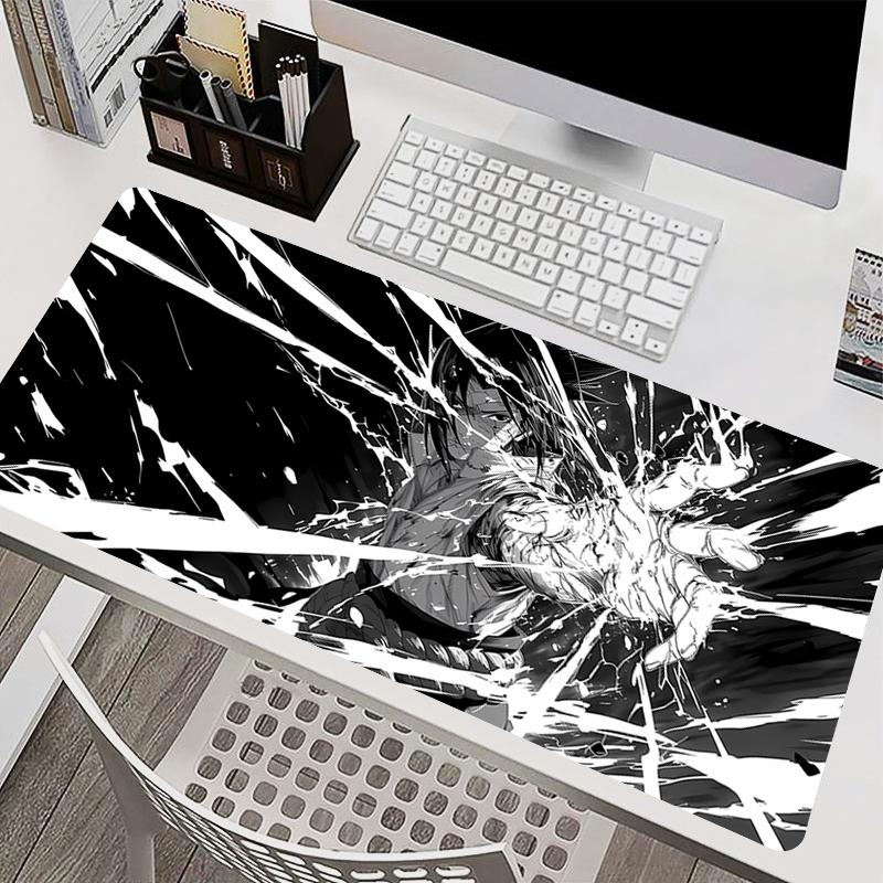 Mouse Pad PC Accessories Keyboard Pad Office Desk Mat Anti Slip Mousepad Naruto Sasuke Rubber Gaming Tablet Pad HD Extended Pad