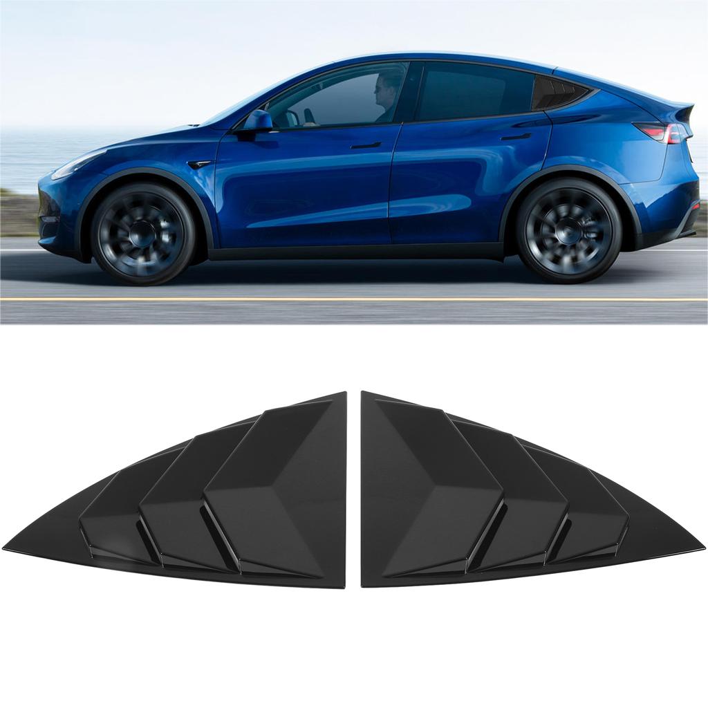 2PCS Side Window Spoiler       Splitter Shade Cover Replacement For     2021 to 2023