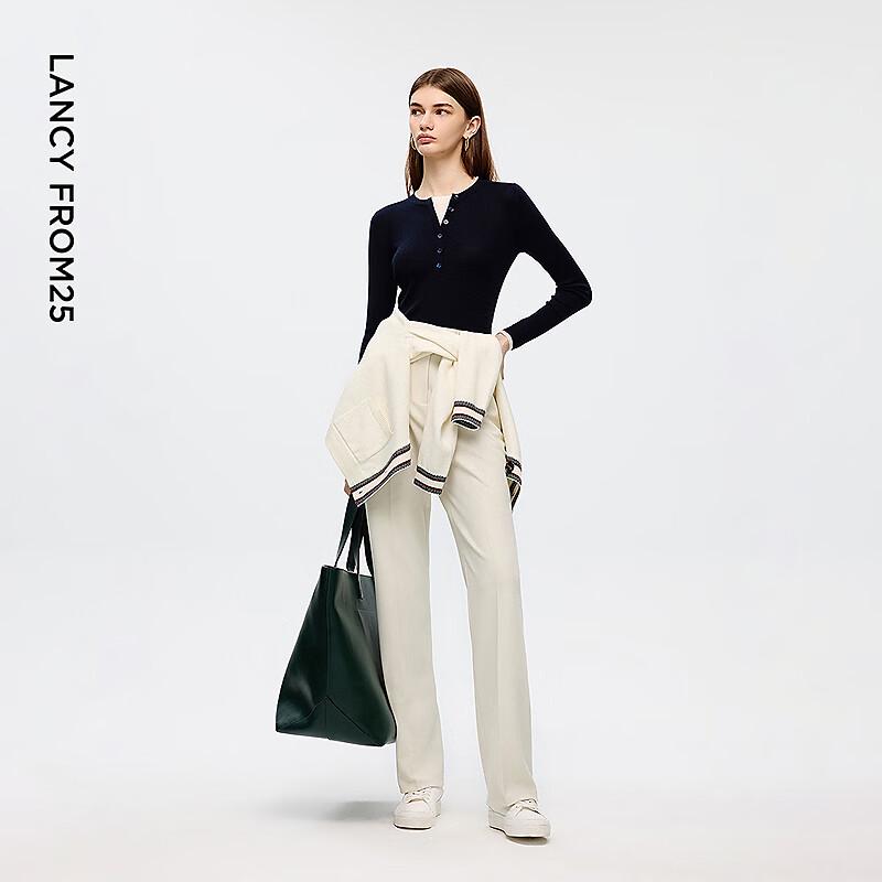 EiLEEN ELITEE Straight-Leg Commuter Trousers