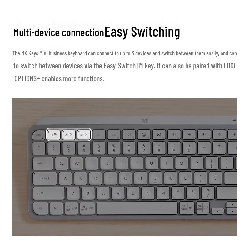Logitech MX Keys Mini Wireless Backlit Keyboard