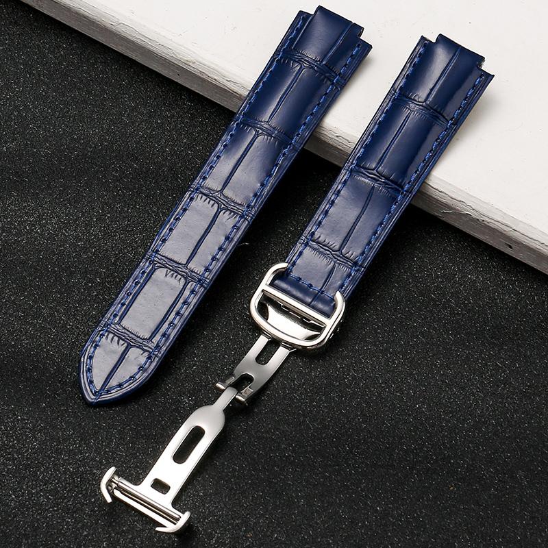 

Оригінальний Шкіряний Ремінець Для Годинника Cartier Blue Balloon Cartier Wsbb0025 З Піднятим Краєм Чоловічі/Жіночі Ремінці 14*8мм 18*11мм 20*12мм 16-8.5mm&have logo