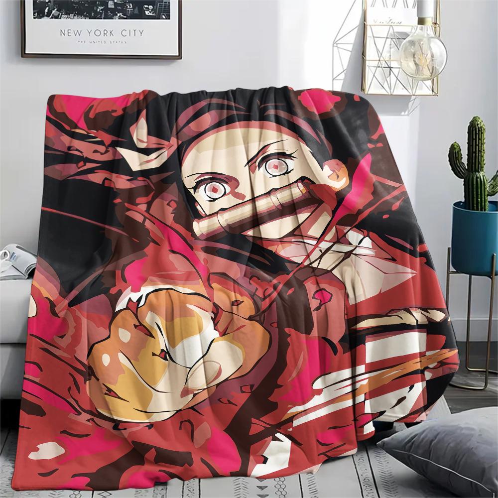 Demon Slayer Main Quest Blanket, Soft Throw for Bedroom Decor, Perfect Gift for Anime Fans.chl